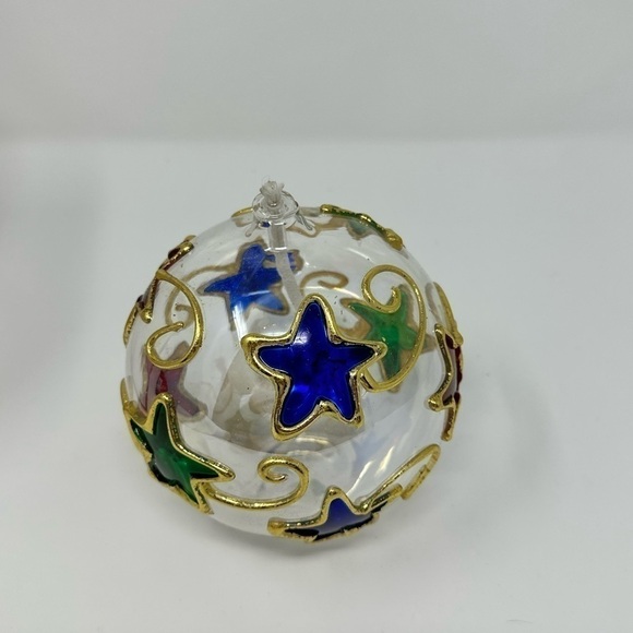 Lamplight Farms Star Gazer Glass Oil Candle Light Festive Holiday - Picture 4 of 4